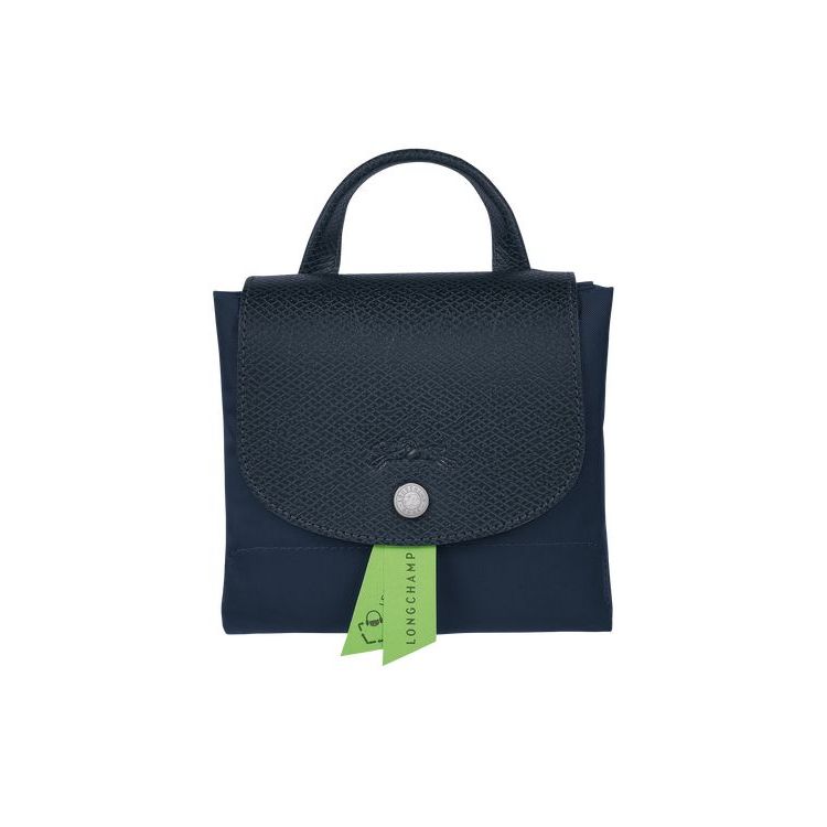 Longchamp Recycled canvas Rugzak Donkerblauw | 021687-AHC