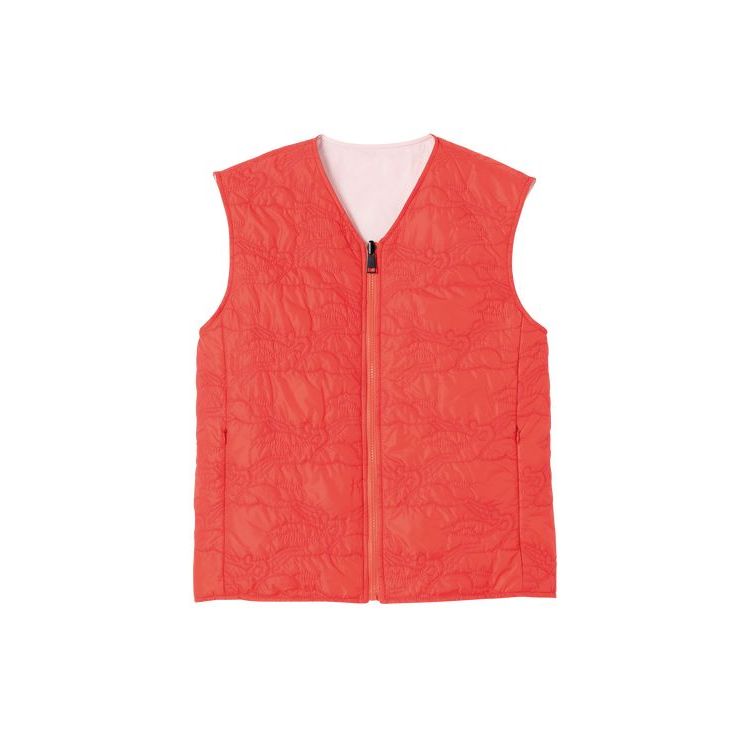 Longchamp Reversible Vest Other Jassen Oranje Roze | 325768-OVS