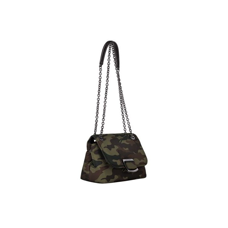 Longchamp S Canvas Crossbodytassen Khaki | 824307-HPK