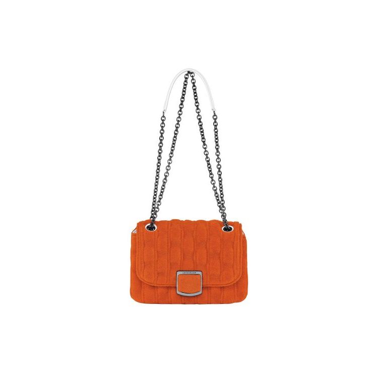 Longchamp S Canvas Crossbodytassen Oranje | 137058-BXT