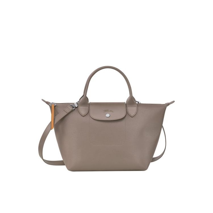 Longchamp S Canvas Handtas Grijs Bruin | 865907-ZDM