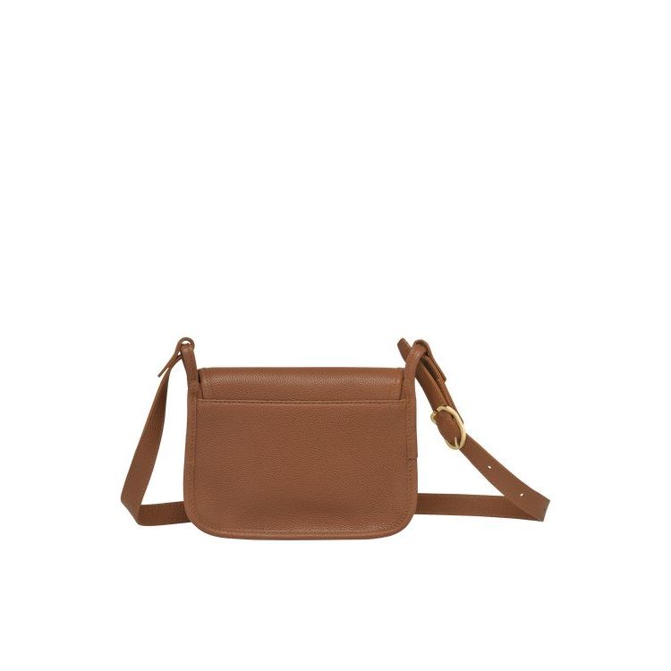 Longchamp S Caramel Leren Mini Tassen Bruin | 547038-VAU