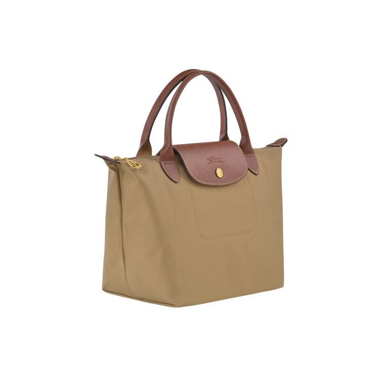 Longchamp S Desert Recycled canvas Handtas Khaki | 647928-SVA