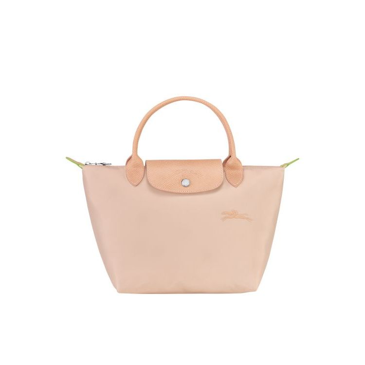 Longchamp S Flowers Recycled canvas Handtas Lichtroze | 219364-RWK