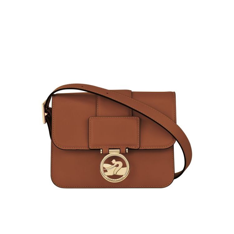 Longchamp S Leren Crossbodytassen Bruin | 940162-GFK