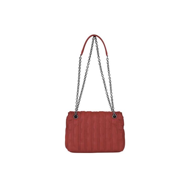 Longchamp S Leren Crossbodytassen Rood | 193760-RUJ