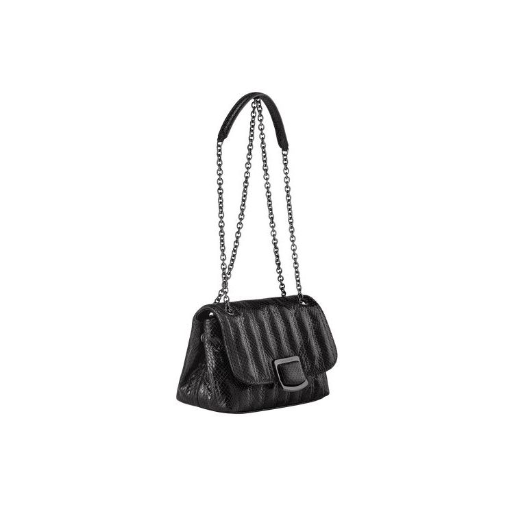 Longchamp S Leren Crossbodytassen Zwart | 453081-AXF