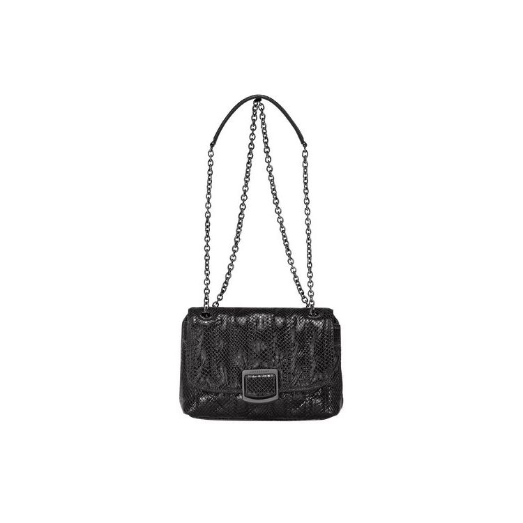 Longchamp S Leren Crossbodytassen Zwart | 453081-AXF