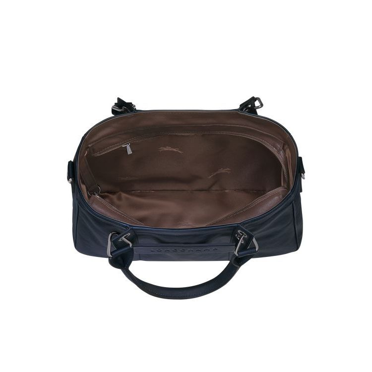 Longchamp S Leren Handtas Blauw | 076238-NIZ