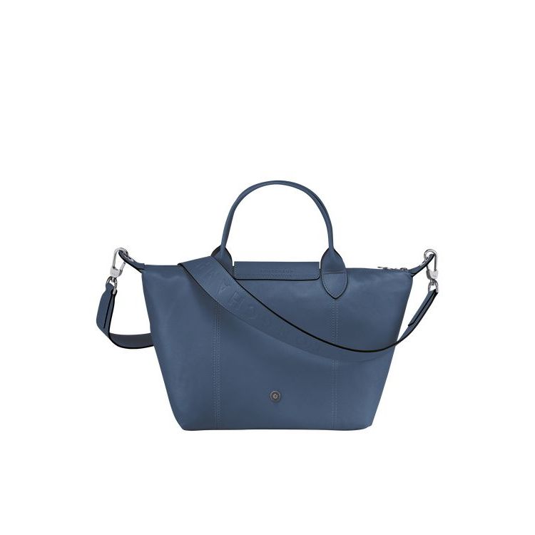 Longchamp S Leren Handtas Blauw | 358194-EYZ