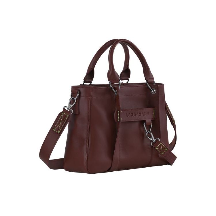 Longchamp S Leren Handtas Rood | 863524-UZF