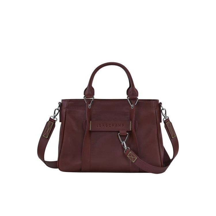 Longchamp S Leren Handtas Rood | 863524-UZF