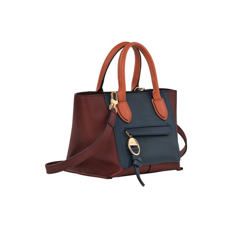 Longchamp S Leren Handtas Rood | 869453-VZW