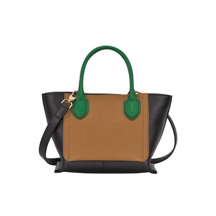 Longchamp S Leren Mini Tassen Zwart | 702589-EBU