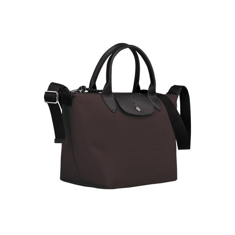 Longchamp S Recycled canvas Handtas Bordeaux | 085124-IHT