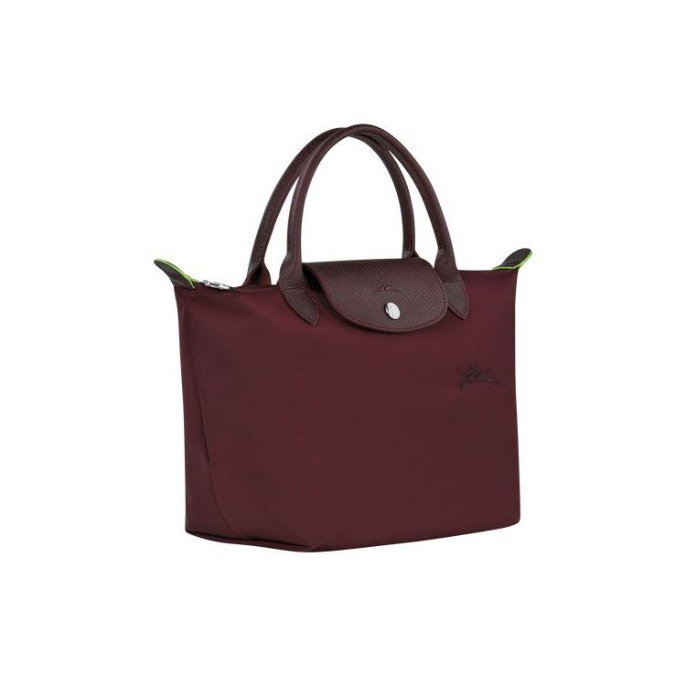 Longchamp S Recycled canvas Handtas Bordeaux | 235796-YBF