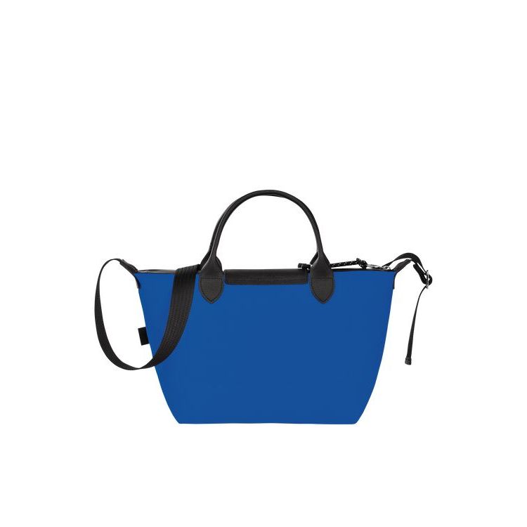 Longchamp S Recycled canvas Handtas Diepblauw | 589740-OYJ