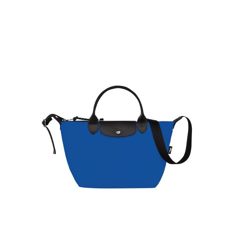 Longchamp S Recycled canvas Handtas Diepblauw | 589740-OYJ