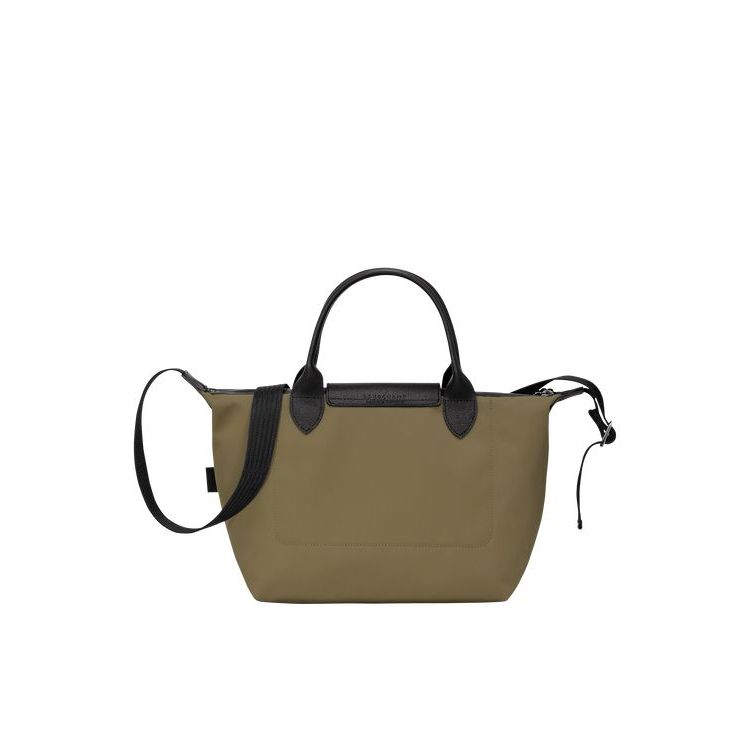 Longchamp S Recycled canvas Handtas Khaki | 261837-GFR