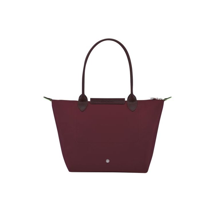 Longchamp S Recycled canvas Schoudertassen Bordeaux | 035468-QBT