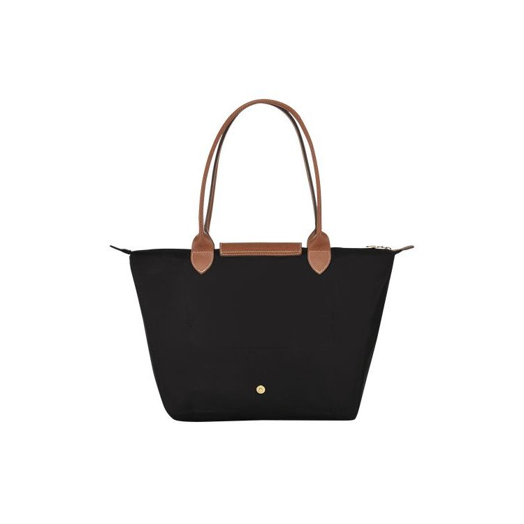 Longchamp S Recycled canvas Schoudertassen Zwart | 129608-XMN