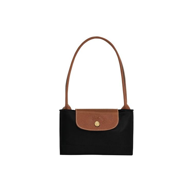 Longchamp S Recycled canvas Schoudertassen Zwart | 129608-XMN