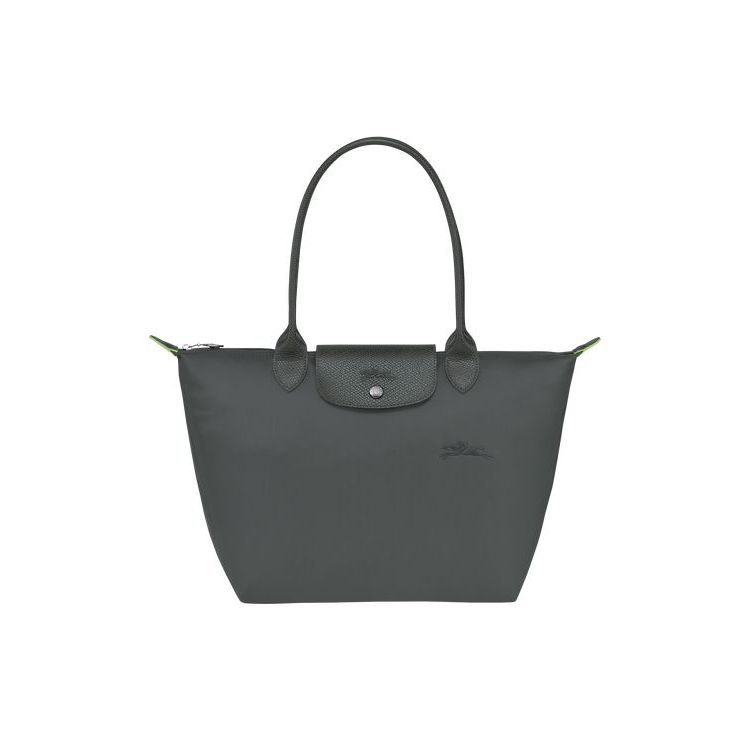 Longchamp S Recycled canvas Schoudertassen Diepgrijs | 906743-OND