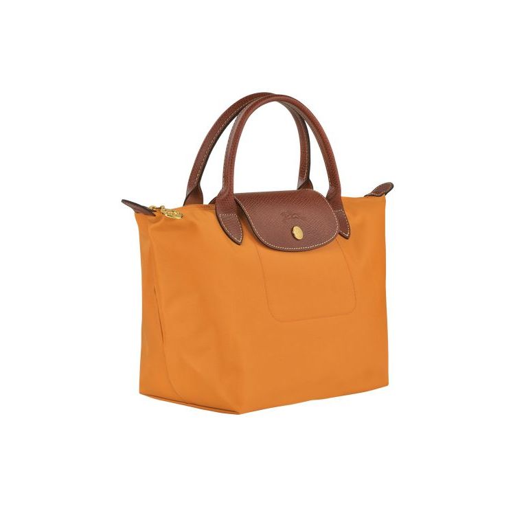 Longchamp S Saffron Recycled canvas Handtas Oranje | 286495-NJX