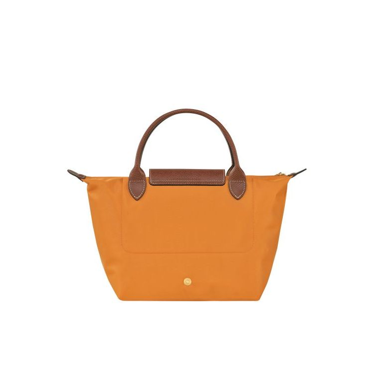 Longchamp S Saffron Recycled canvas Handtas Oranje | 286495-NJX