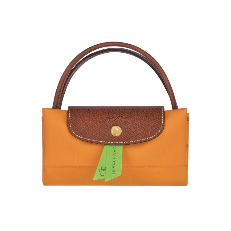 Longchamp S Saffron Recycled canvas Handtas Oranje | 286495-NJX