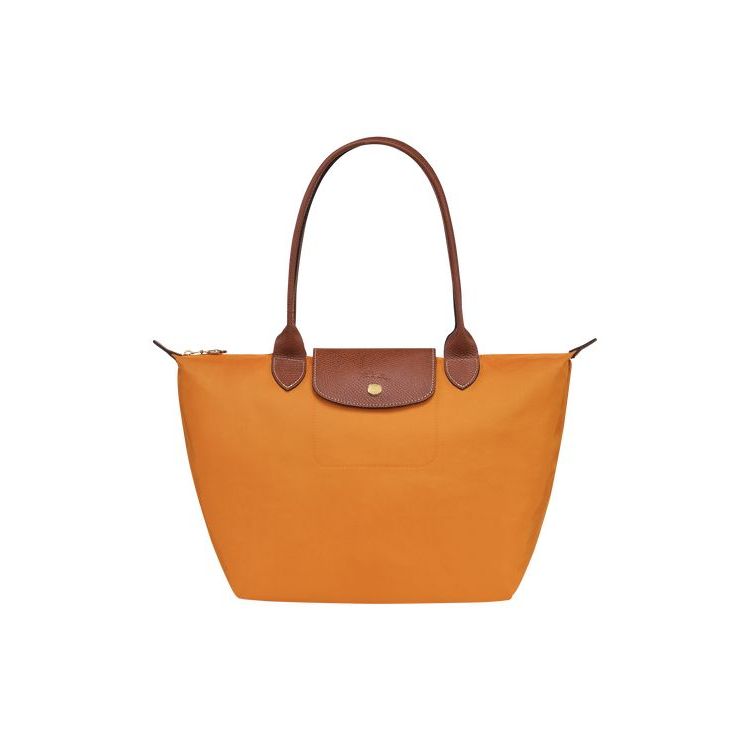 Longchamp S Saffron Recycled canvas Schoudertassen Oranje | 214685-YDG