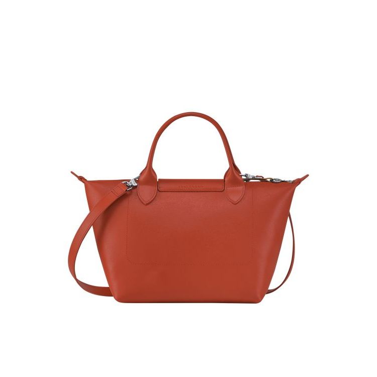 Longchamp S Terracotta Canvas Handtas Oranje | 925710-JFA