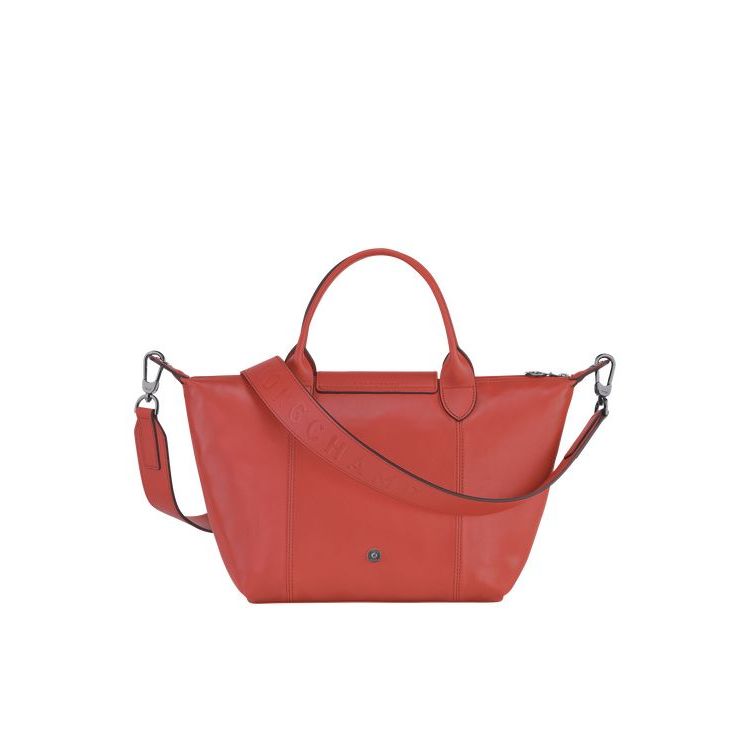 Longchamp S Terracotta Leren Handtas Oranje | 761943-VJD