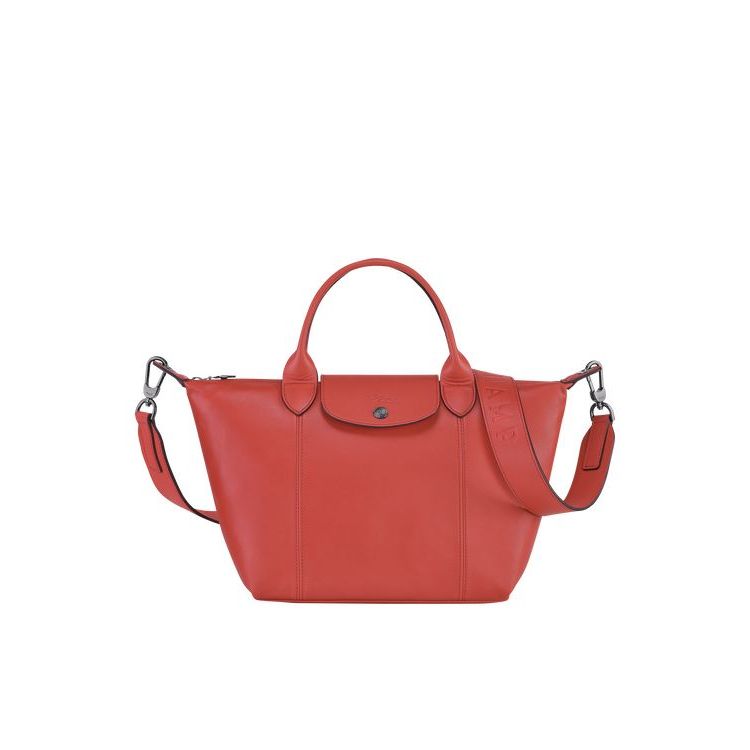 Longchamp S Terracotta Leren Handtas Oranje | 761943-VJD