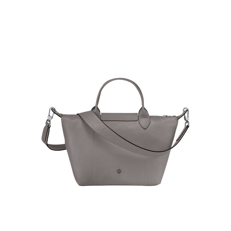 Longchamp S Turtledove Leren Handtas Grijs | 952730-DJZ