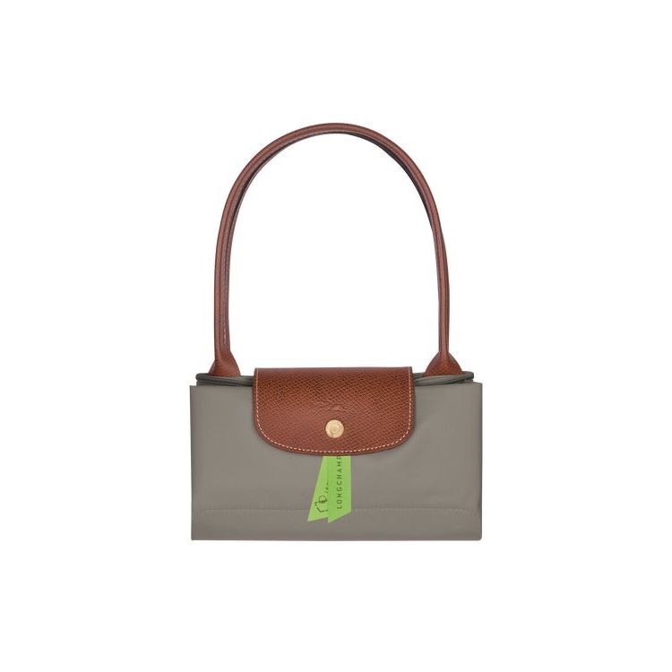 Longchamp S Turtledove Recycled canvas Schoudertassen Grijs | 289735-AJD