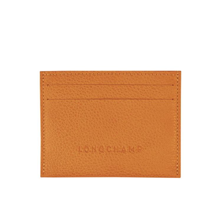 Longchamp Saffron Leren Kaarthouder Oranje | 192738-TSD