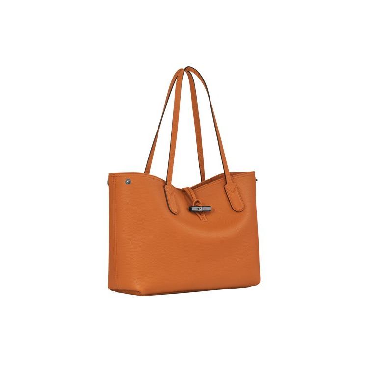 Longchamp Saffron Leren Schoudertassen Oranje | 324678-CPX