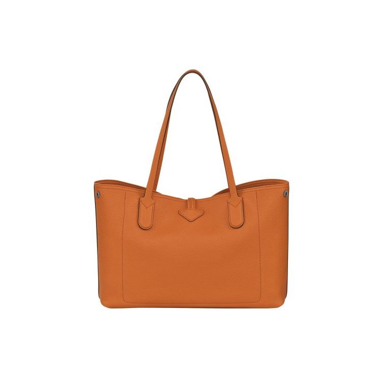 Longchamp Saffron Leren Schoudertassen Oranje | 324678-CPX