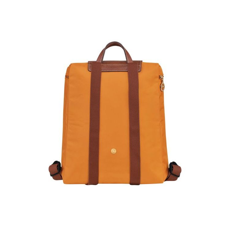 Longchamp Saffron Recycled canvas Rugzak Oranje | 062837-OCJ