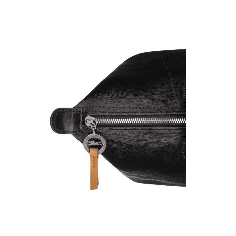 Longchamp Shopping S Canvas Schoudertassen Zwart | 249318-KHA