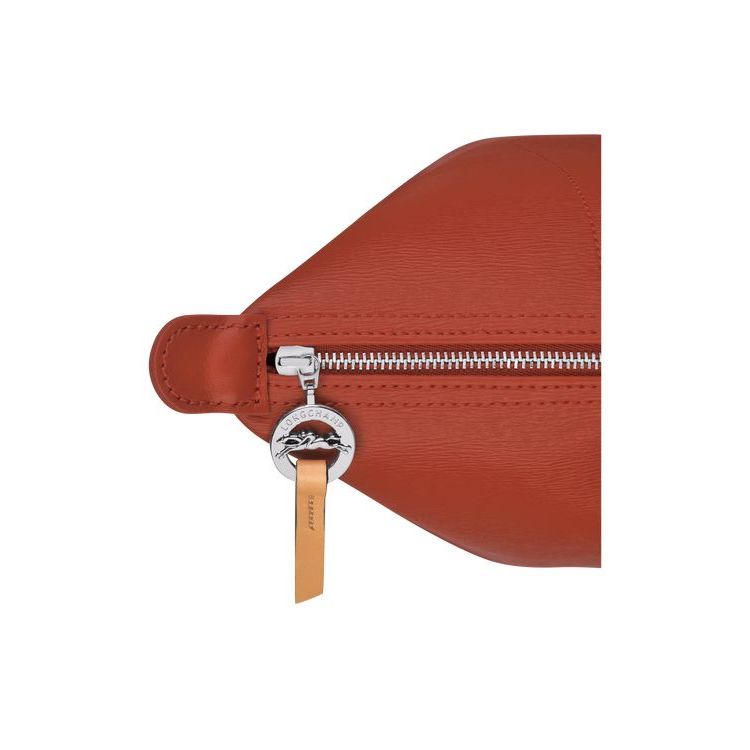 Longchamp Shopping S Terracotta Canvas Schoudertassen Oranje | 650721-YDG