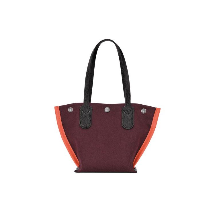 Longchamp Shopping Xs Canvas Schoudertassen Bordeaux | 719602-IXT