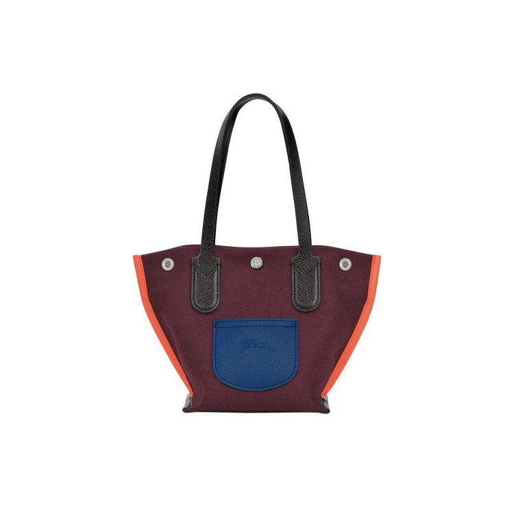 Longchamp Shopping Xs Canvas Schoudertassen Bordeaux | 719602-IXT