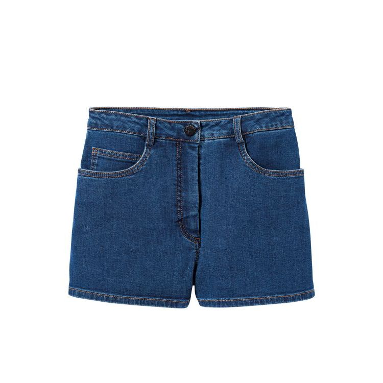 Longchamp Shorts Katoenen Broek Blauw | 801792-RTL