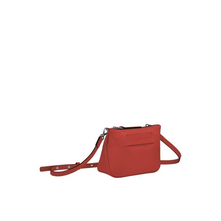 Longchamp Terracotta Leren Crossbodytassen Oranje | 048579-PWN