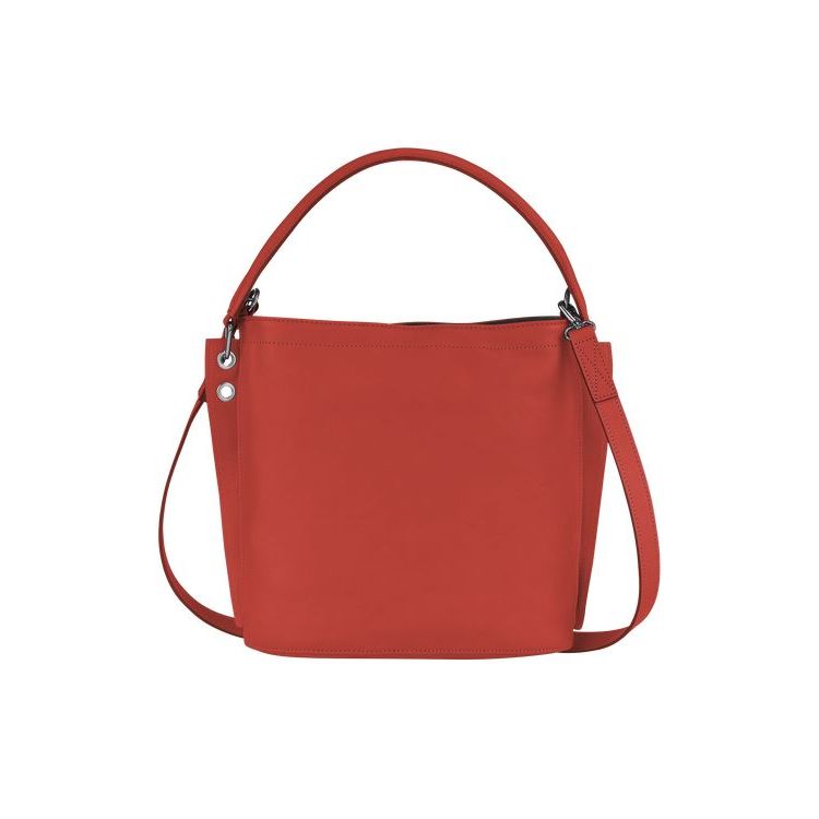 Longchamp Terracotta Leren Crossbodytassen Oranje | 067591-DGT