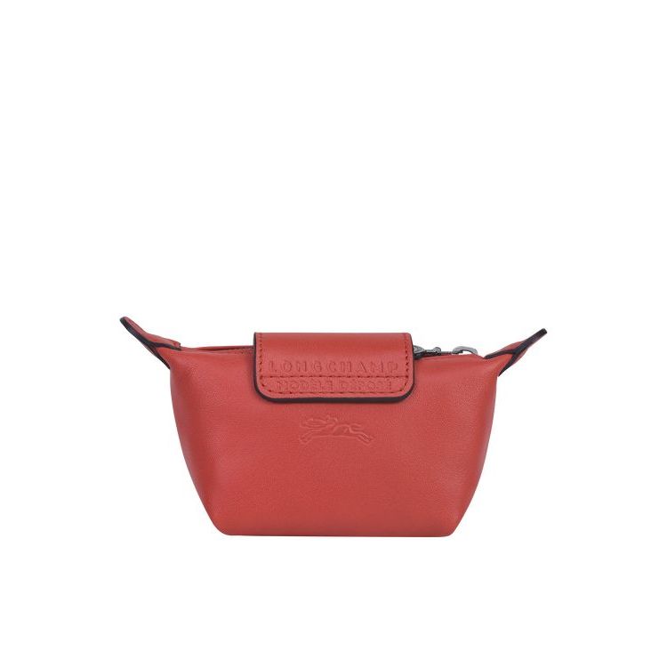 Longchamp Terracotta Leren Kaarthouder Oranje | 824710-SCE