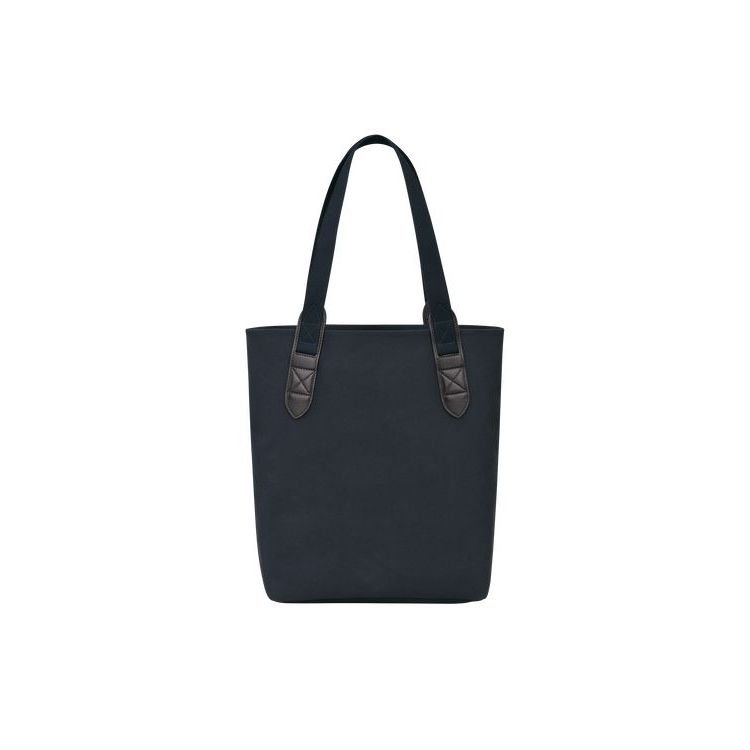 Longchamp Tote Canvas Handtas Donkerblauw | 346729-JCQ