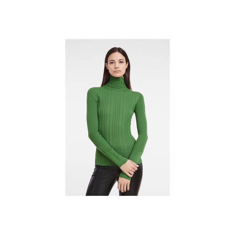 Longchamp Trui Wol Blouse Groen | 984732-OUX